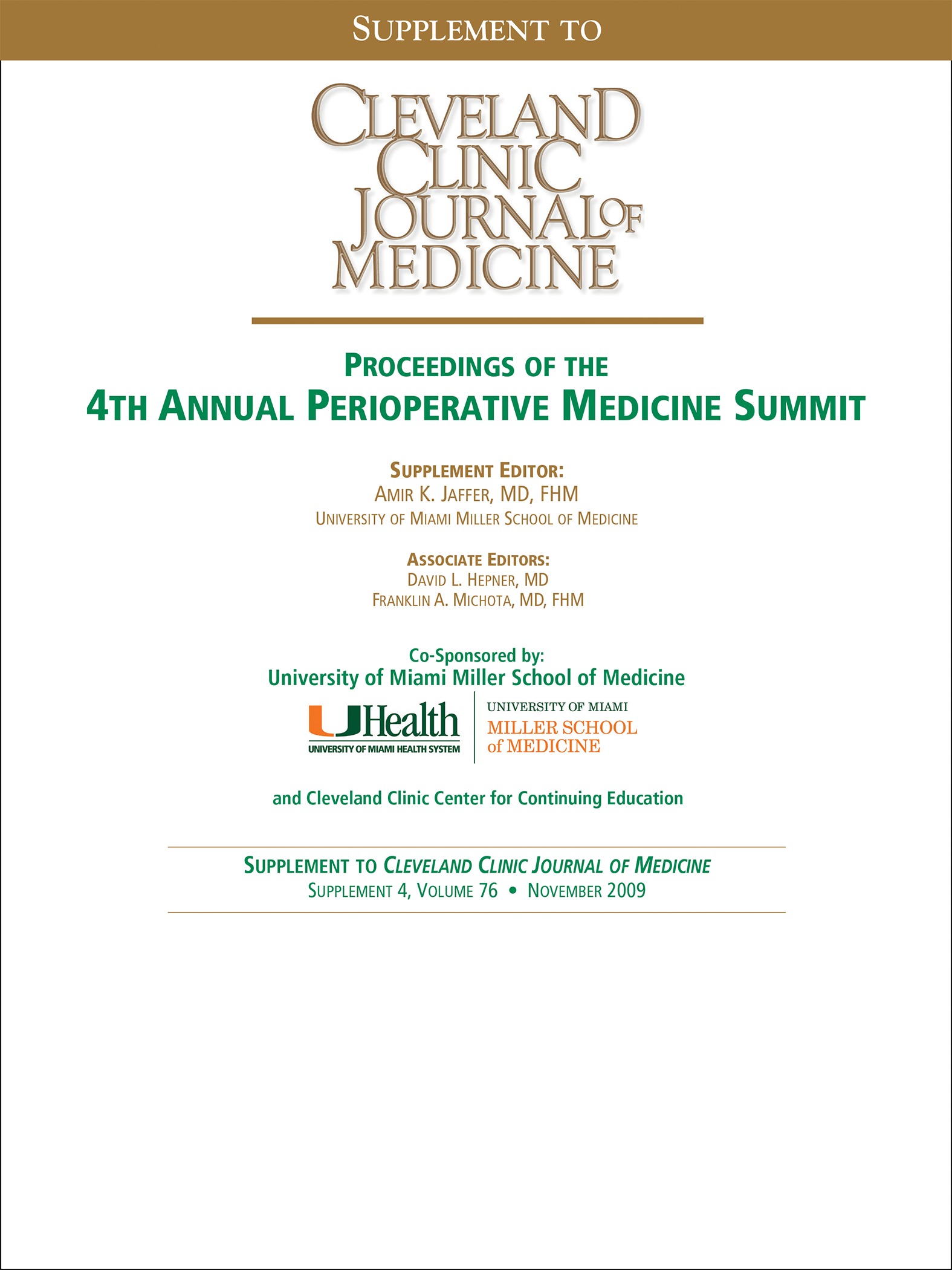 Perioperative management of warfarin and antiplatelet therapy Cleveland Clinic Journal of Medicine