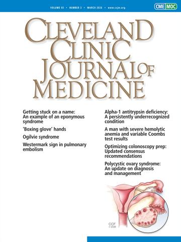 Cleveland Clinic Journal of Medicine: 93 (3)
