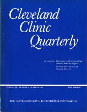 Cleveland Clinic Journal of Medicine: 52 (2)