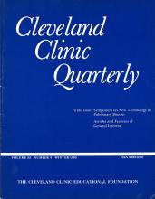 Cleveland Clinic Journal of Medicine: 52 (4)