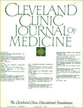 Cleveland Clinic Journal of Medicine: 54 (3)