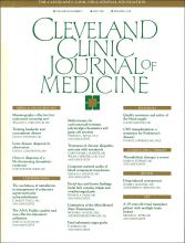 Cleveland Clinic Journal of Medicine: 56 (3)