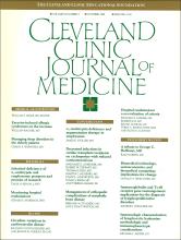 Cleveland Clinic Journal of Medicine: 56 (7)