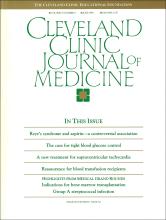 Cleveland Clinic Journal of Medicine: 57 (4)