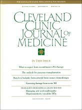 Cleveland Clinic Journal of Medicine: 57 (6)