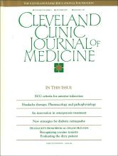 Cleveland Clinic Journal of Medicine: 57 (7)