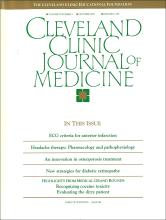 Cleveland Clinic Journal of Medicine: 57 (7)