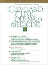 Cleveland Clinic Journal of Medicine: 59 (2)