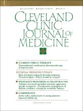 Cleveland Clinic Journal of Medicine: 59 (5)