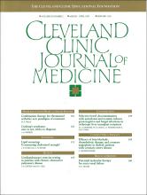 Cleveland Clinic Journal of Medicine: 60 (2)