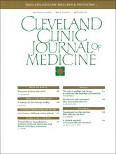 Cleveland Clinic Journal of Medicine: 60 (3)