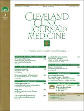 Cleveland Clinic Journal of Medicine: 62 (3)