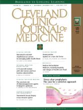 Cleveland Clinic Journal of Medicine: 64 (10)