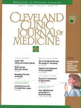 Cleveland Clinic Journal of Medicine: 64 (4)