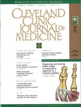 Cleveland Clinic Journal of Medicine: 64 (9)