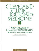 Cleveland Clinic Journal of Medicine: 65 (10 suppl 1)