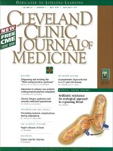 Cleveland Clinic Journal of Medicine: 65 (5)