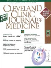 Cleveland Clinic Journal of Medicine: 66 (1)