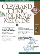 Cleveland Clinic Journal of Medicine: 66 (10)