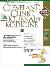 Cleveland Clinic Journal of Medicine: 66 (8)