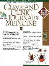 Cleveland Clinic Journal of Medicine: 67 (4)
