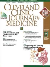 Cleveland Clinic Journal of Medicine: 68 (11)