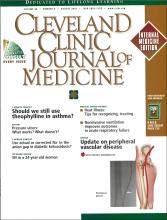 Cleveland Clinic Journal of Medicine: 68 (8)