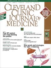 Cleveland Clinic Journal of Medicine: 69 (10)