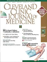 Cleveland Clinic Journal of Medicine: 69 (3)