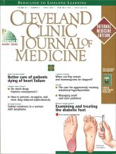 Cleveland Clinic Journal of Medicine: 69 (4)