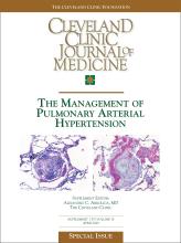 Cleveland Clinic Journal of Medicine: 70 (4 suppl 1)