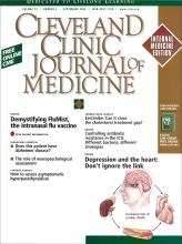 Cleveland Clinic Journal of Medicine: 70 (9)