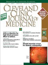 Cleveland Clinic Journal of Medicine: 71 (2)