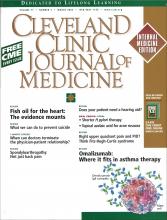 Cleveland Clinic Journal of Medicine: 71 (3)
