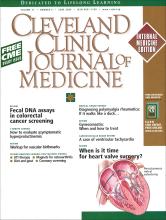 Cleveland Clinic Journal of Medicine: 71 (6)