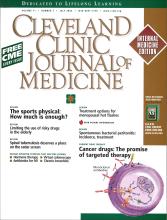 Cleveland Clinic Journal of Medicine: 71 (7)