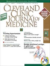 Cleveland Clinic Journal of Medicine: 71 (9)