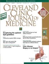 Cleveland Clinic Journal of Medicine: 72 (3)