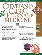 Cleveland Clinic Journal of Medicine: 72 (6)