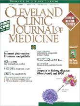 Cleveland Clinic Journal of Medicine: 73 (3)