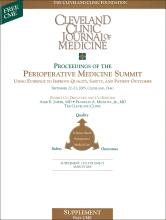 Cleveland Clinic Journal of Medicine: 73 (3 suppl 1)