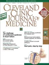 Cleveland Clinic Journal of Medicine: 73 (5)