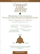 Cleveland Clinic Journal of Medicine: 73 (9 esuppl 1)