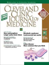 Cleveland Clinic Journal of Medicine: 74 (3)