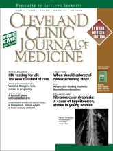Cleveland Clinic Journal of Medicine: 74 (4)