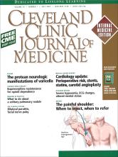 Cleveland Clinic Journal of Medicine: 74 (7)
