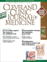 Cleveland Clinic Journal of Medicine: 74 (9)