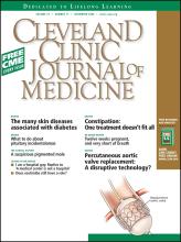 Cleveland Clinic Journal of Medicine: 75 (11)