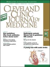 Cleveland Clinic Journal of Medicine: 75 (2)