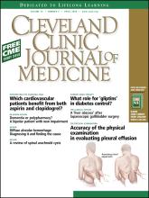 Cleveland Clinic Journal of Medicine: 75 (4)